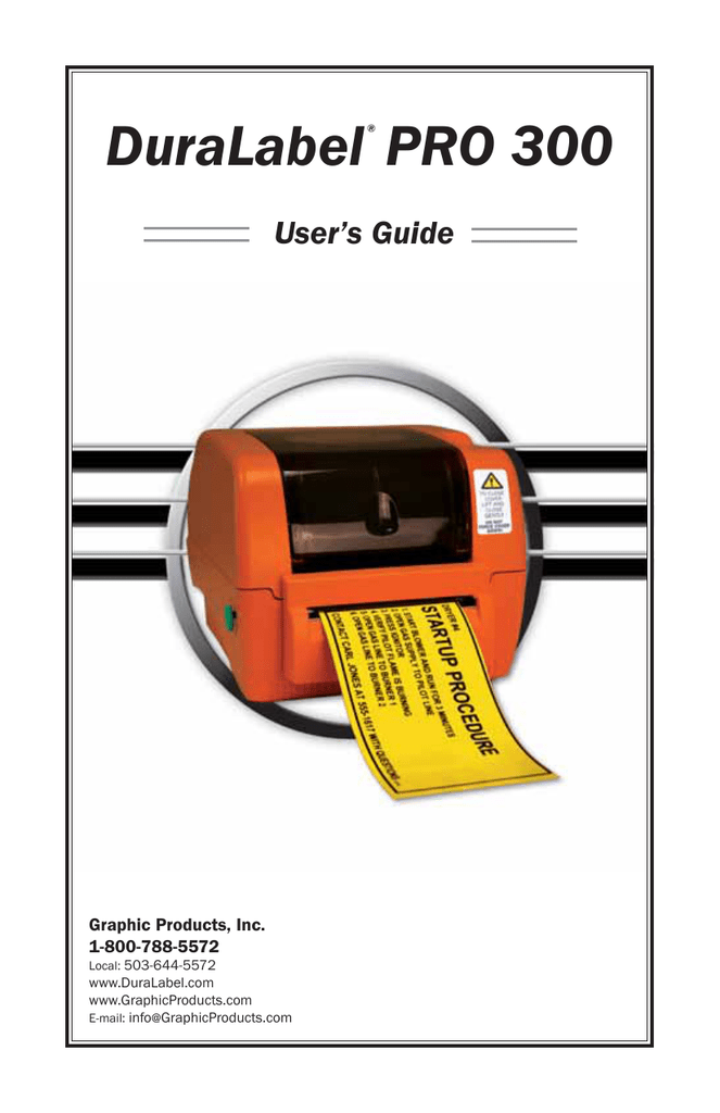 Graphic Products Duralabel Pro 300 Driver - FerisGraphics