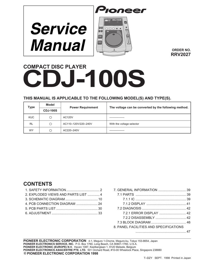 User manual Sanyo ECJ-D100S (English - 21 pages)