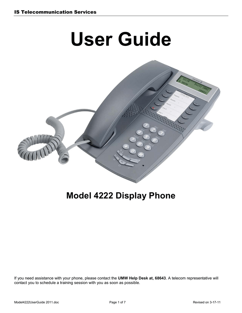 Ericsson Aastra User Manual 4222 Manualzz