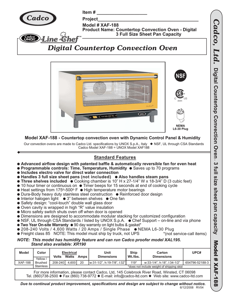 Cadco Ltd Manualzz