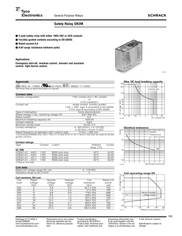 250VAC 10A  SCHRACK PB134012 Relais Relay Coil Voltage 12V