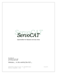 ServoCAT User Manual