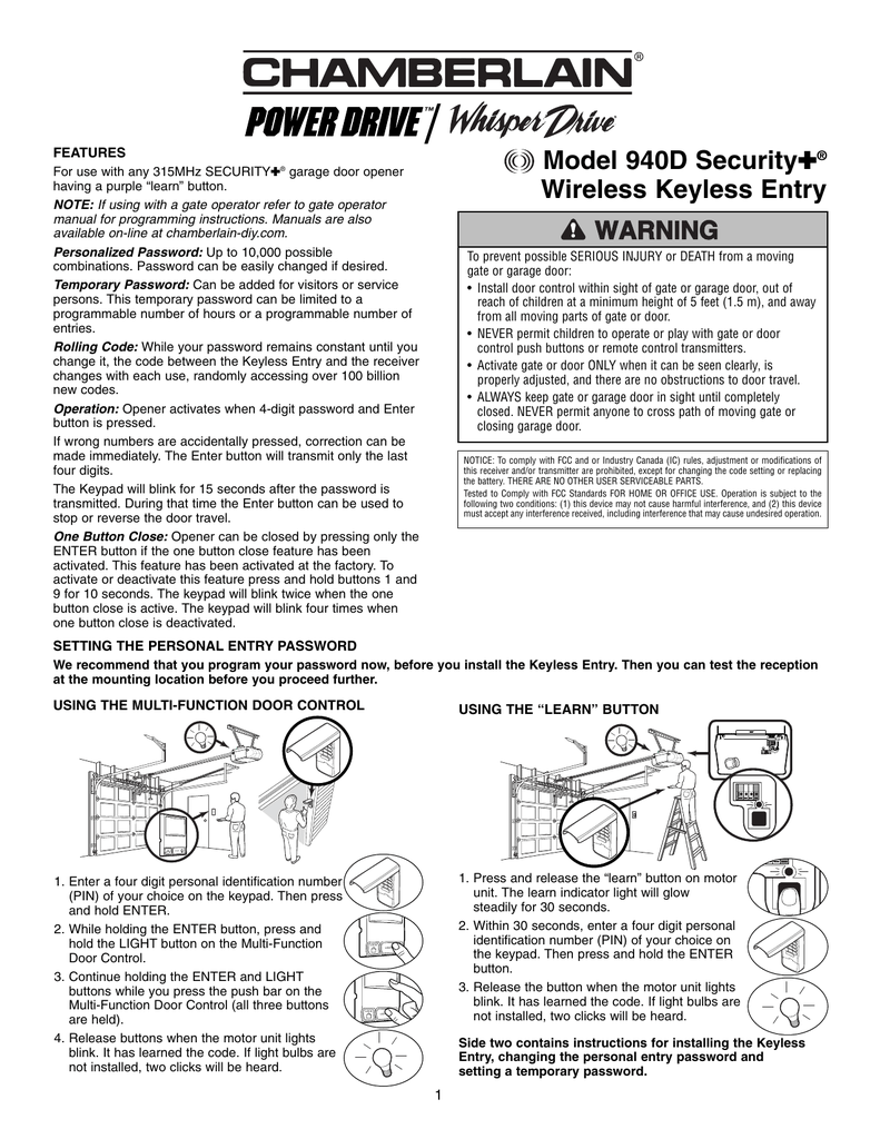 Multi Code Garage Opener Instructions Dandk Organizer
