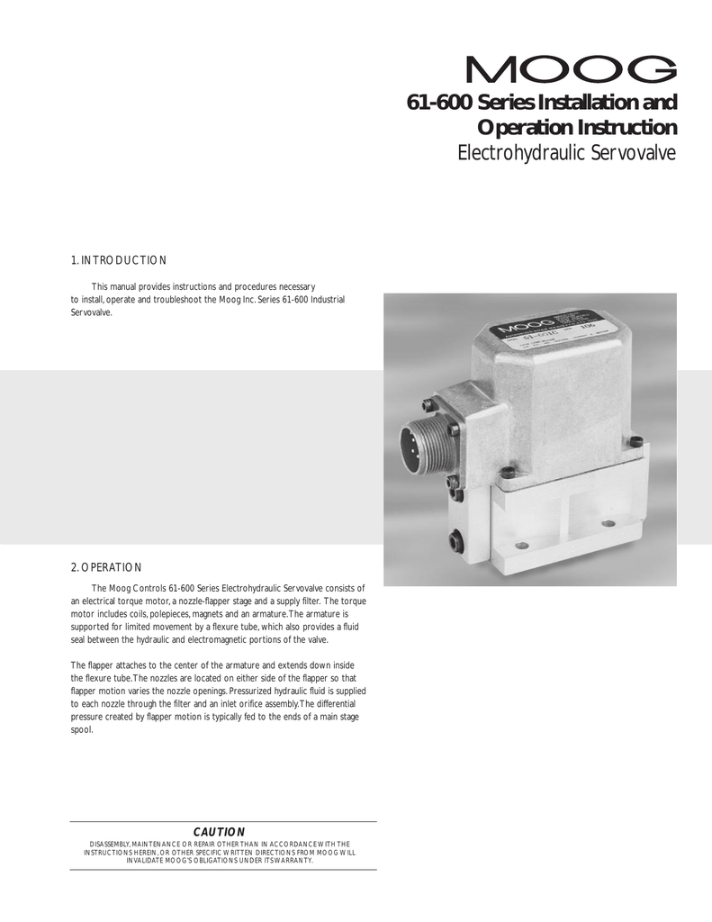 61-600 Series Valves Installation and Operation Instruction | manualzz.com