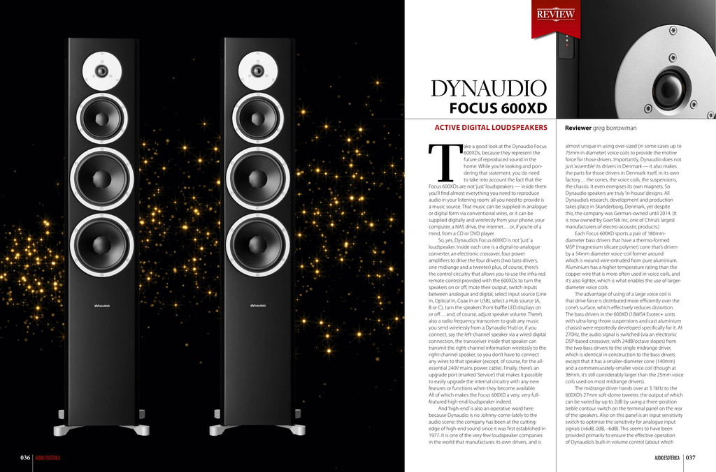 dynaudio focus xd 600