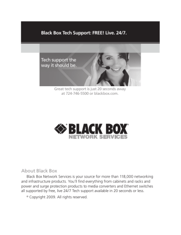 Black Box KVM2016A Quick start manual | Manualzz