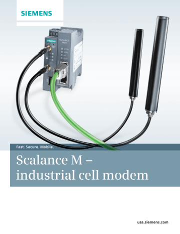 Scalance M – industrial cell modem | Manualzz