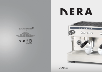 Catálogo de productos Gaggia Nera. | Manualzz