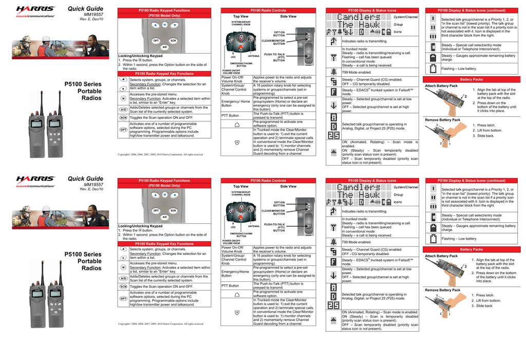 P5100 Portable Quick Guide | Manualzz