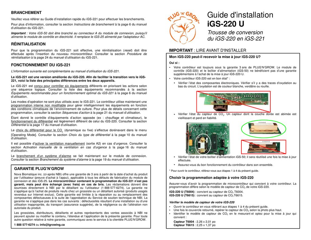 Brancher le connecteur 220