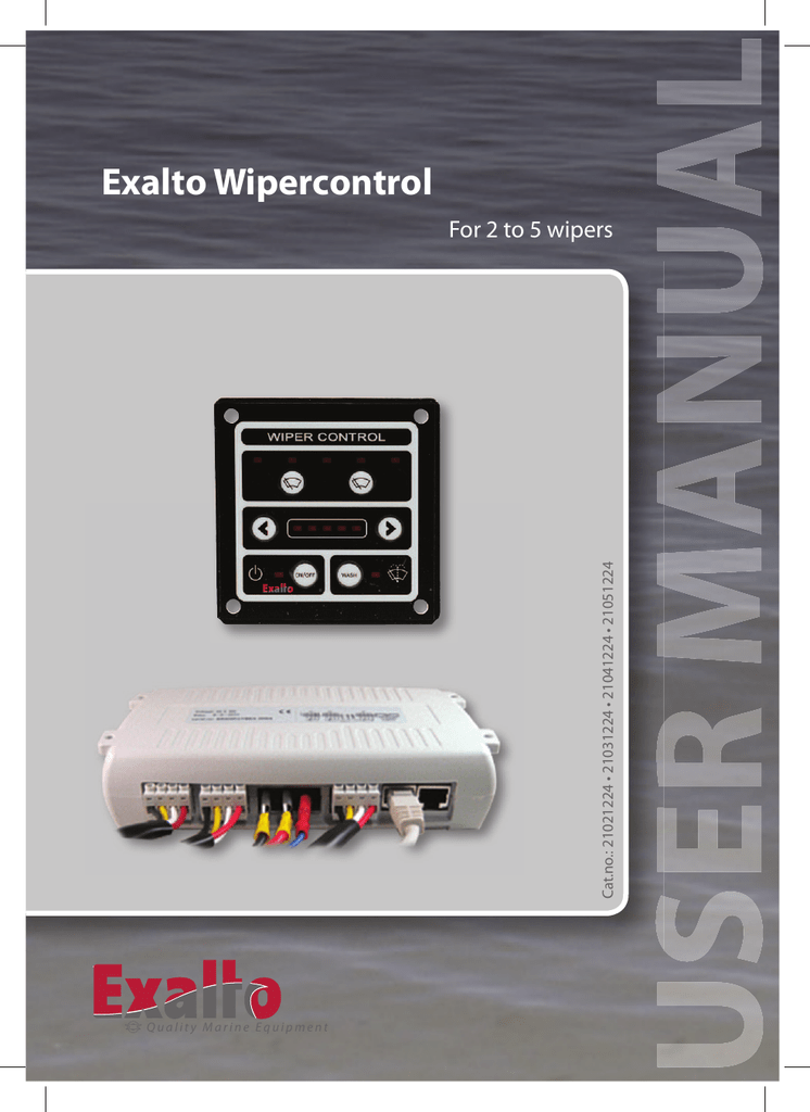 Exalto Wipercontrol For 2 to 5 wipers t.no Manualzz
