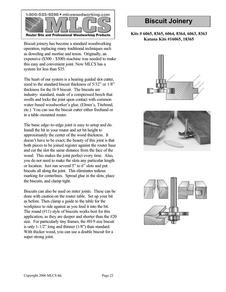 Biscuit Joinery Manualzz Com