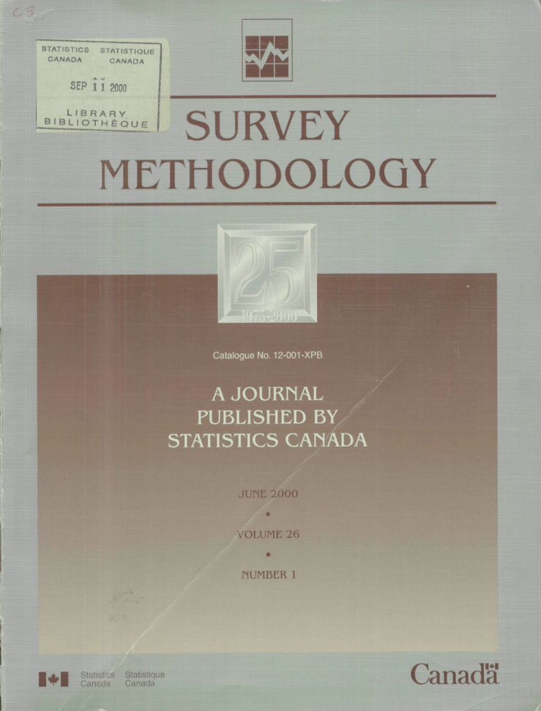 ?000 METHODOLOGY SEP SURVEY manualzz.com Canada 1 | 1