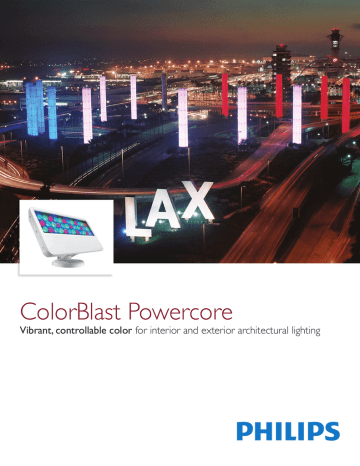 ColorBlast Powercore Product Guide | Manualzz