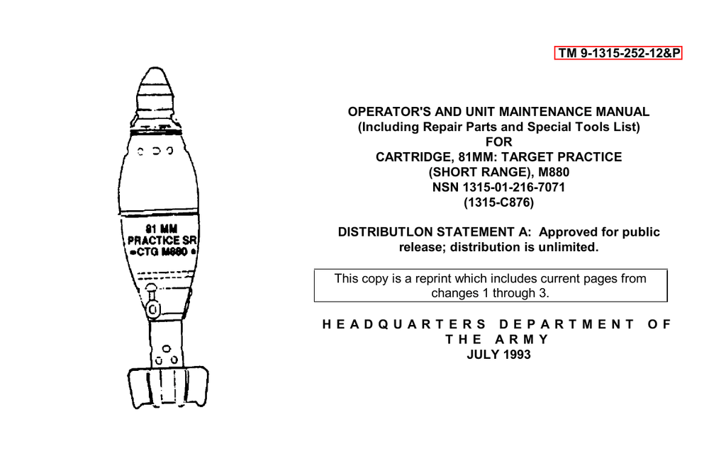 Tm 9 1315 252 12 And P Manualzz