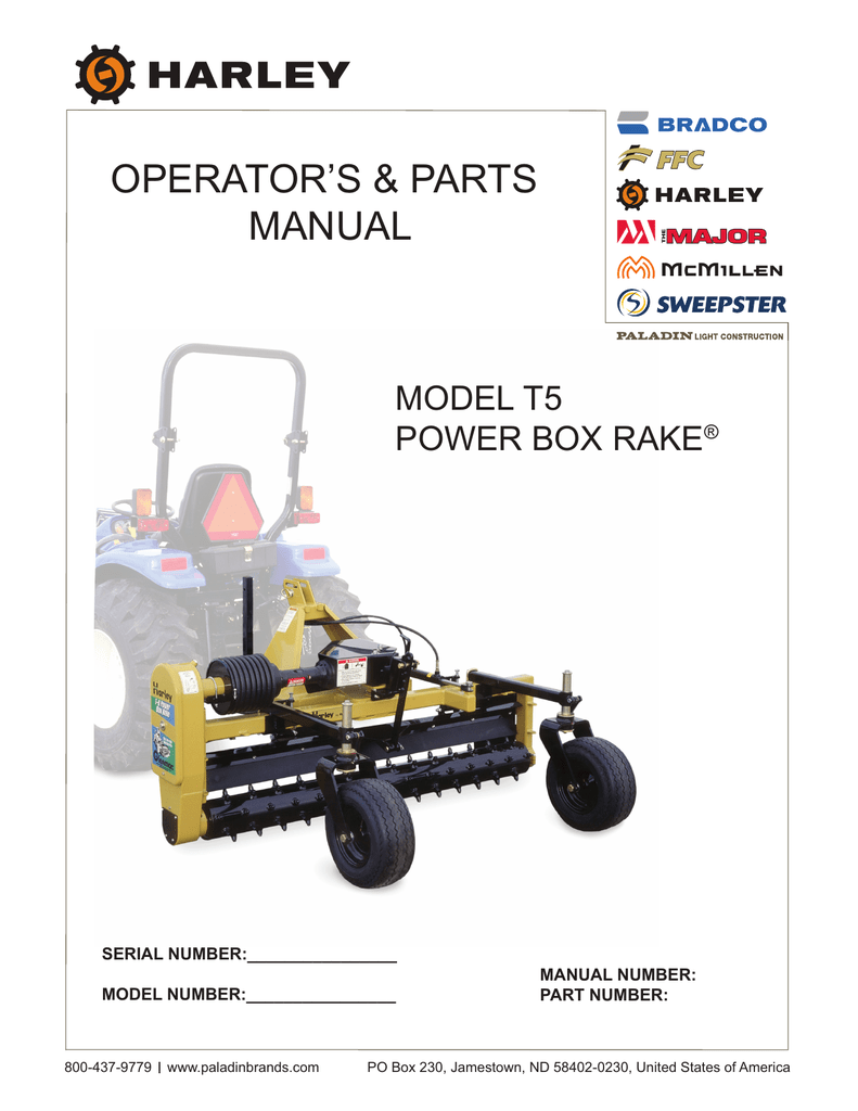 T5 Power Rake T55B051 Manualzz