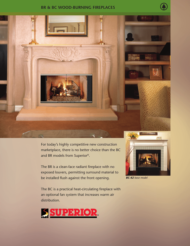 Bc Br 36 Lennox Fireplace Manualzz, Superior Br 36 2 Gas Fireplace