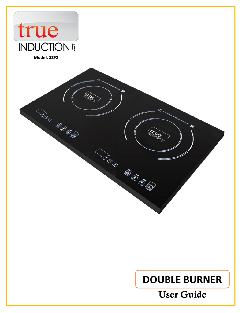 True Induction Double Cooktop Manual Manualzz