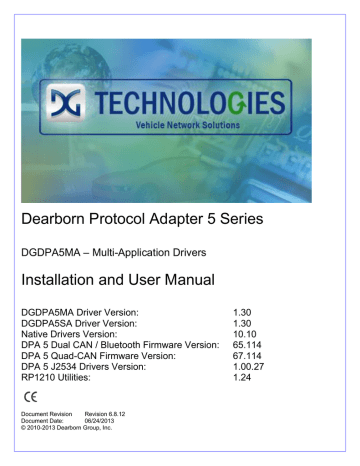 Автосканер DPA 5 Dual-CAN full kit - инструкция по установке и эксплуатации | Manualzz