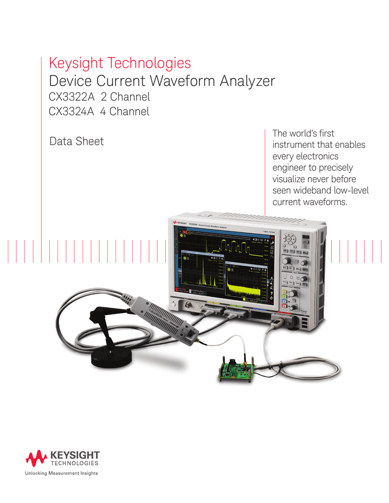 KEYSIGHT CX3322A SERIES WAVEFORM ANALYZER WINDOWS DRIVER