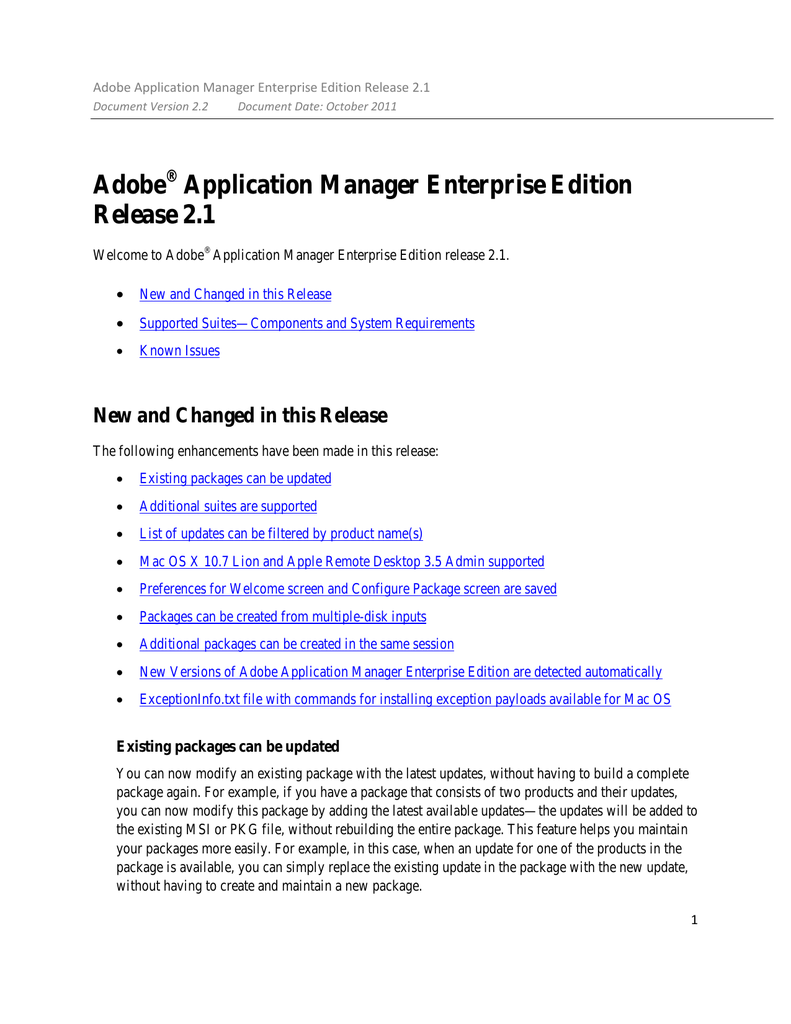 adobe application manager for mac os