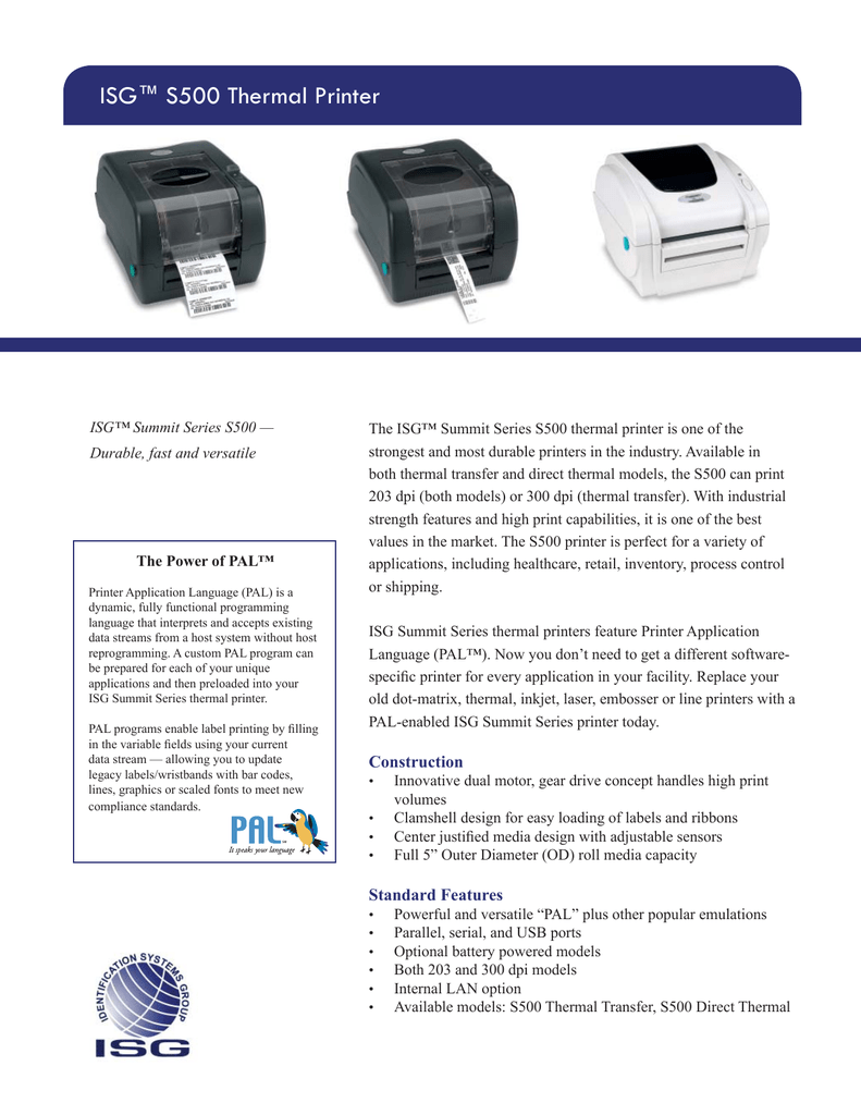 battery powered label printer