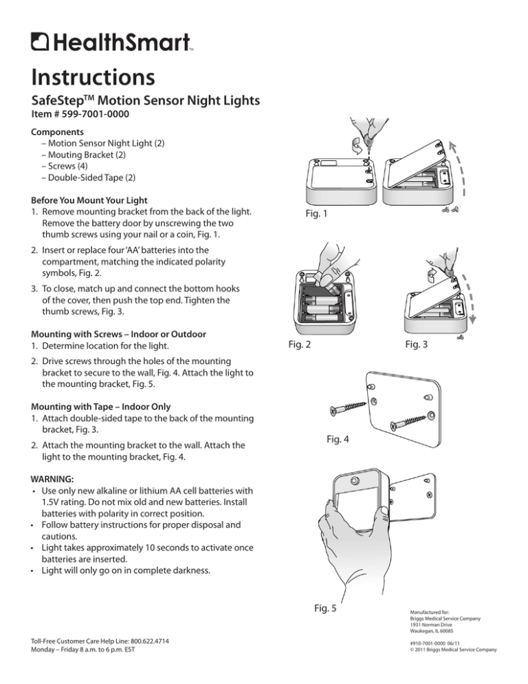 Honeywell Led Indoor Outdoor Motion Sensor Lights Manual Outdoor