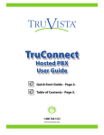 TruVista TruConnect Hosted PBX User Guide