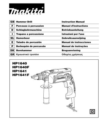 P. Lindberg Schlagbohrmaschine Owner's Manual | Manualzz