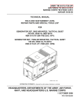 Generator Set MEP-807A, PU-807A Technical Manual