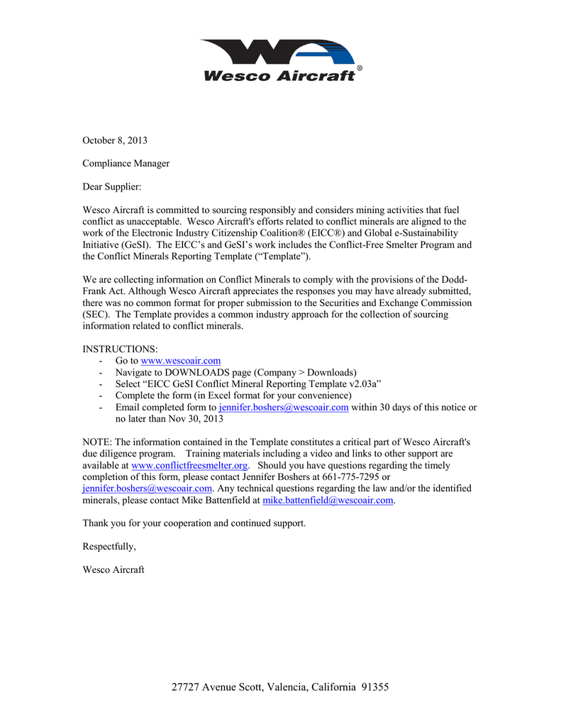 EICC GeSI Conflict Mineral Reporting Notice Oct 21  Manualzz Throughout Conflict Minerals Reporting Template