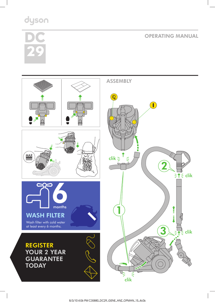Dyson DC29 Owner Manual | Manualzz
