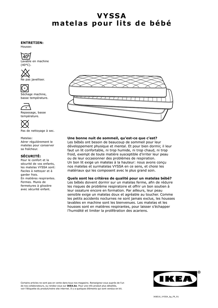 Matelas Ikea
