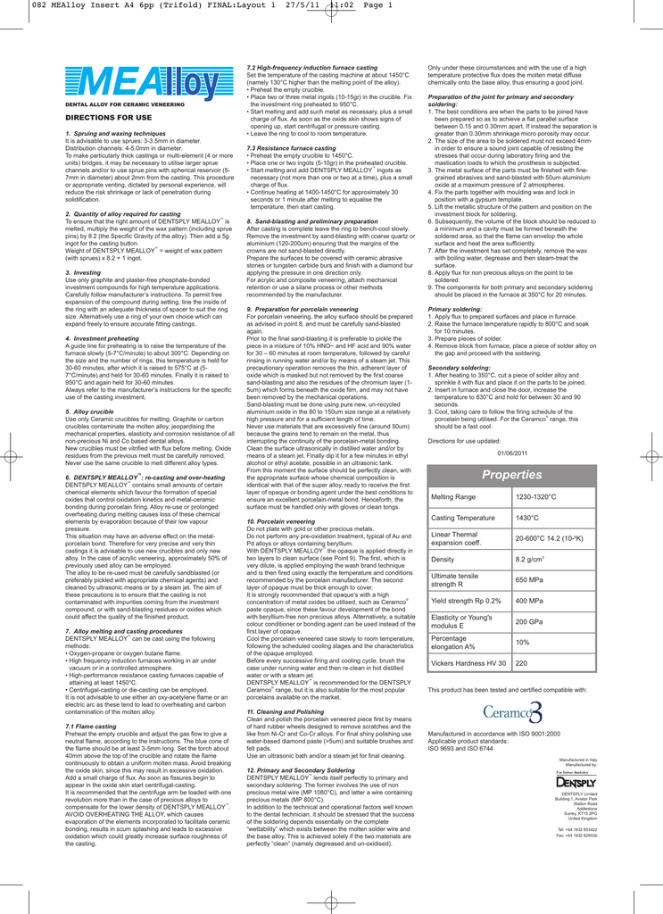 Mealloy Directions For Use 5 Language Manualzz