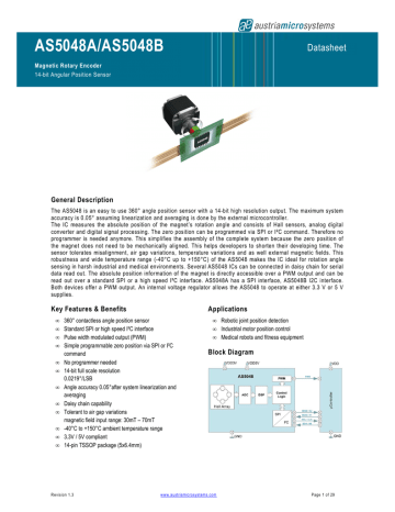 AS5048A,B | Manualzz