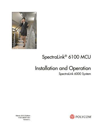 Spectralink SCA516 Installation and Operation Manual | Manualzz