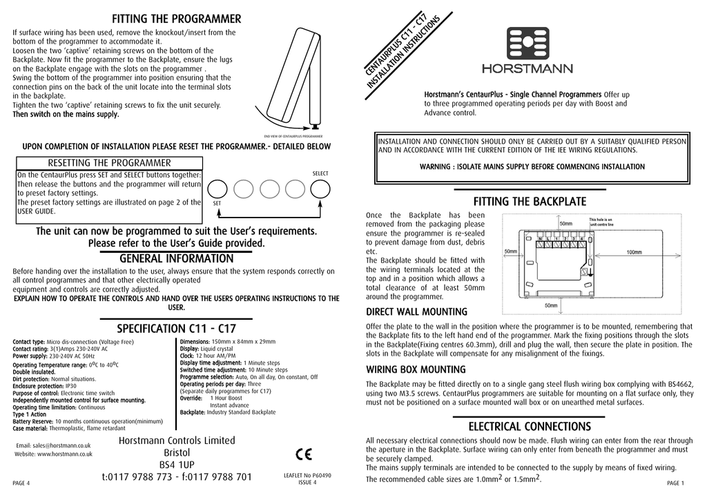 Horstmann 2 Port Valve Wiring Diagram - Wiring Diagram