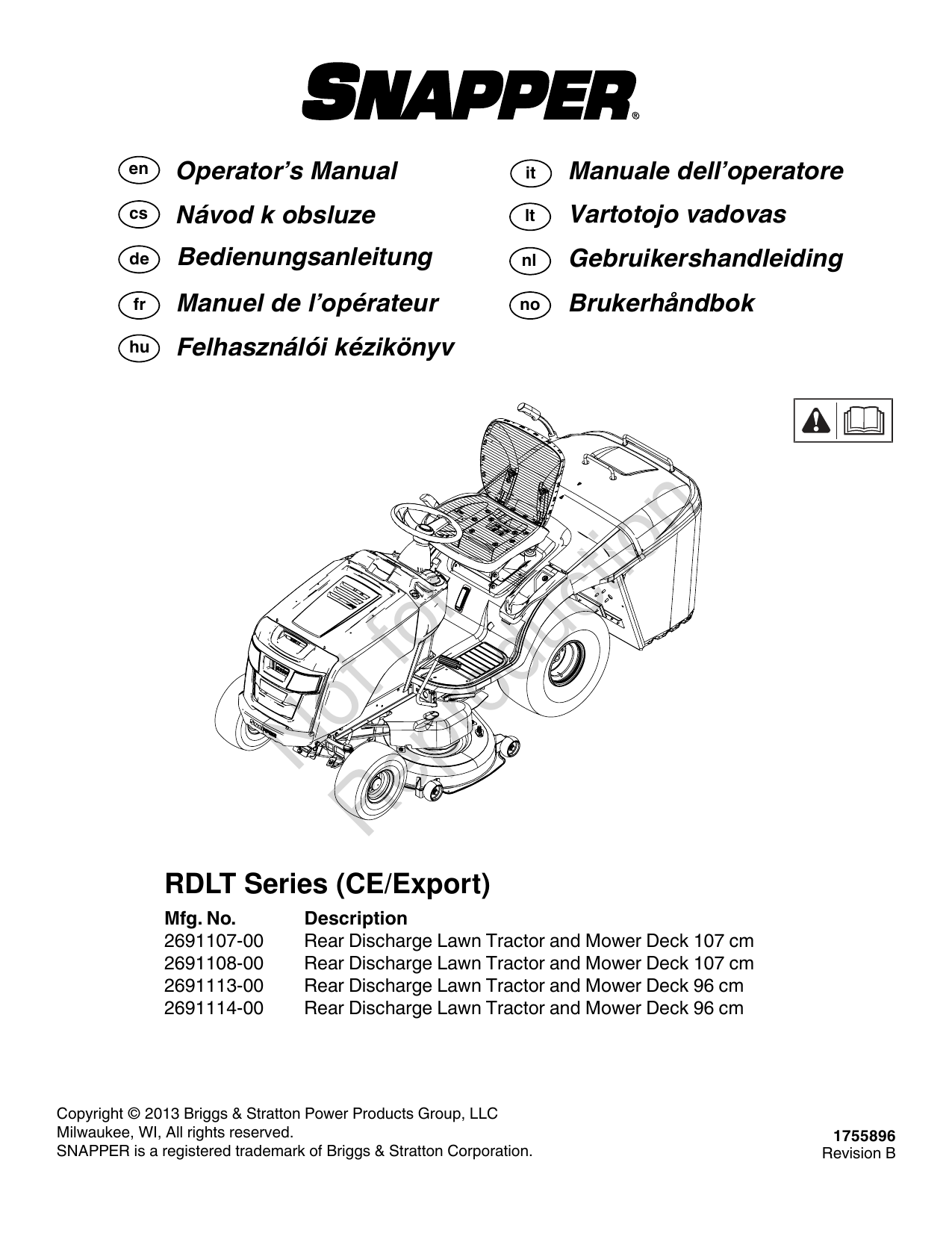 Operator S Manual Manuale Dell Operatore Vartotojo Vadovas Navod K Obsluze Manualzz