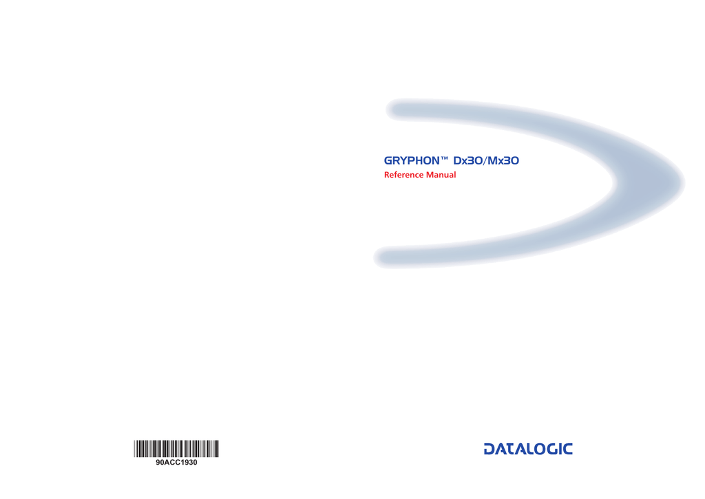 Datalogic Gryphon Mx30 Reference Manual Manualzz