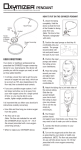 OXYMIZER Pendant User Guide