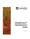 GlobalProtect Administrator&rsquo;s Guide Version 7.1