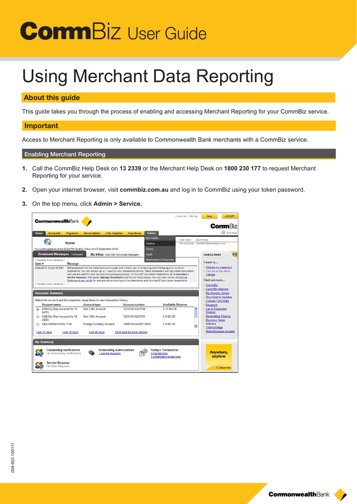 Merchant Data Reporting Manualzz