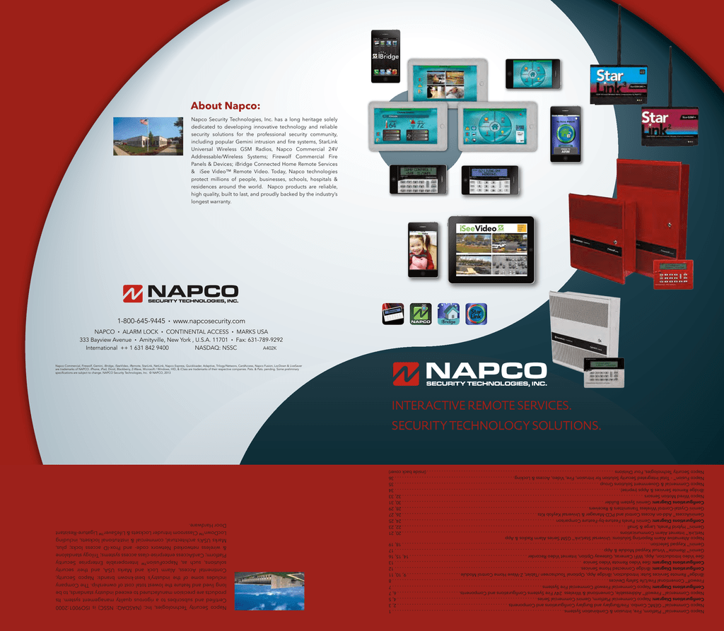 FW2S NAPCO SMOKE DETECTOR 