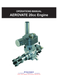 AEROVATE 20cc Engine Operations Manual