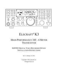 elecraft k3 manualzz