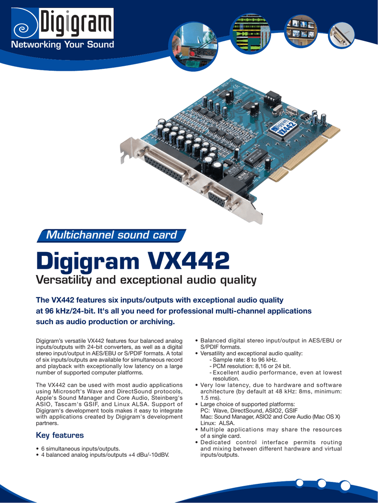 digigram vxpocket 440 laptop card in linux mixer