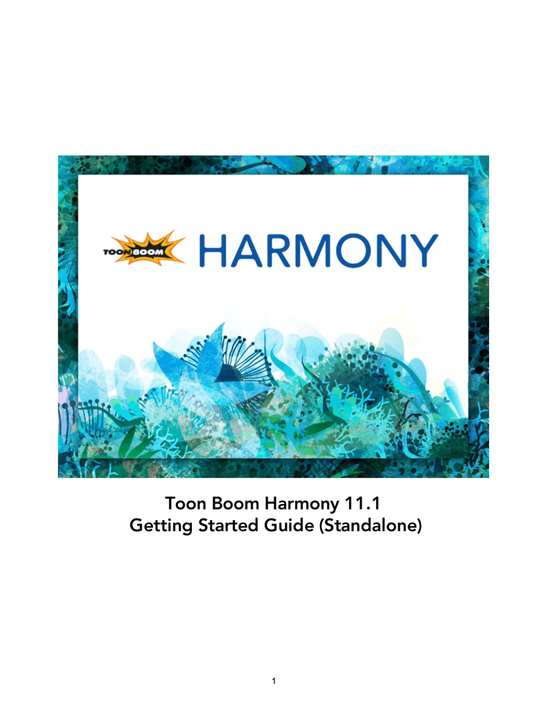 toon boom harmony manual
