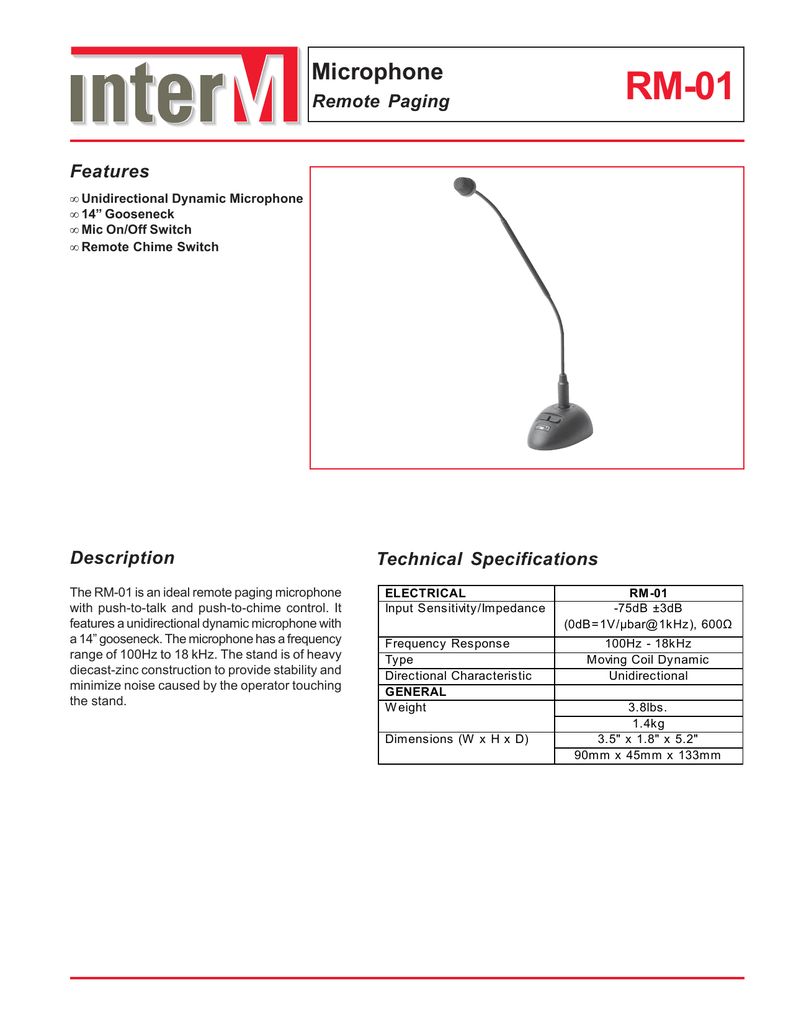 Inter m rm 01. Микрофон настольный Inter-m RM-01. Микрофон Интер м RM 01. Микрофонная панель RM-01 схема подключения.