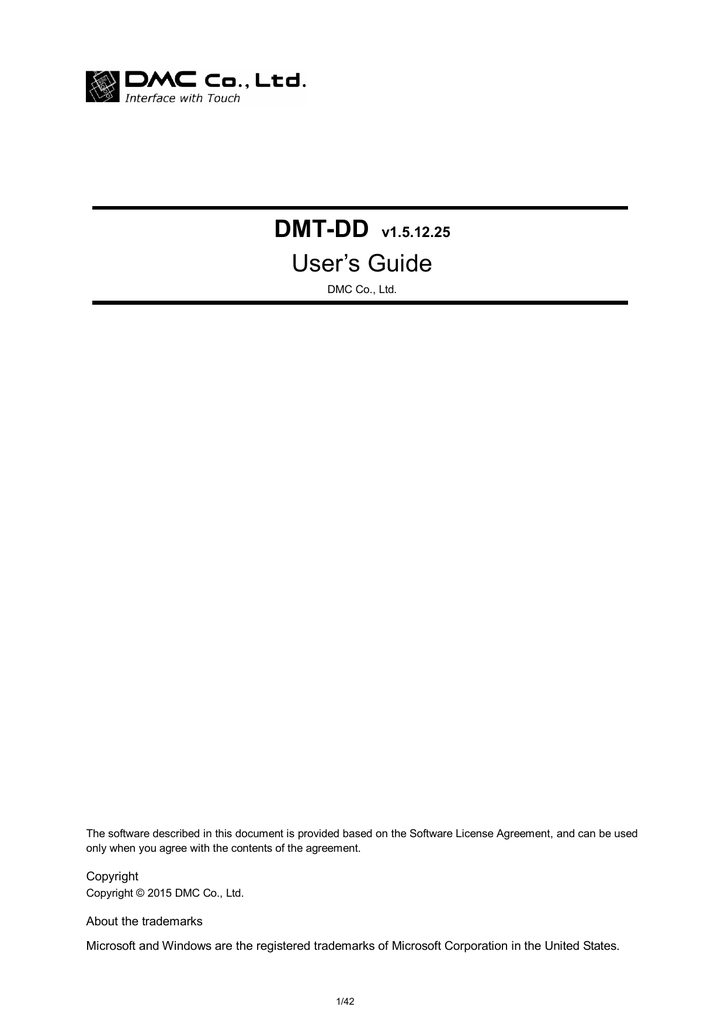 DMT-DD_users_guide_e_v1.5.pdf | Manualzz