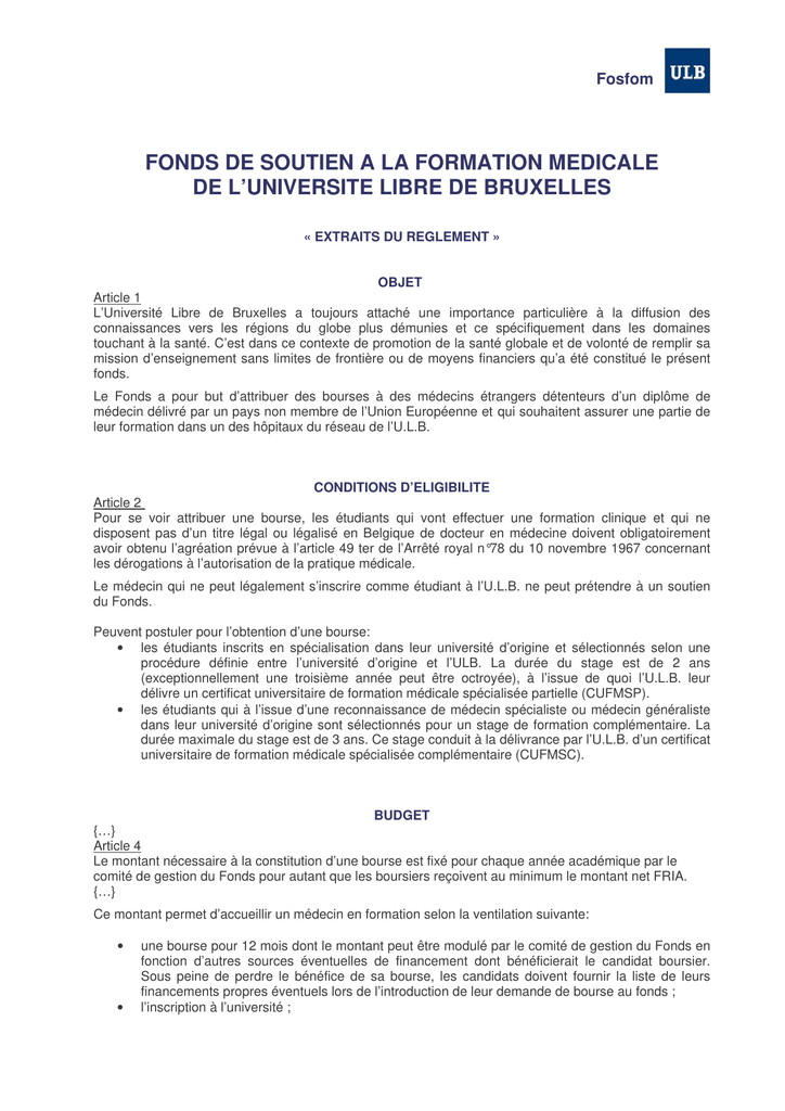 Extraits Du R Glement Fosfom Manualzz